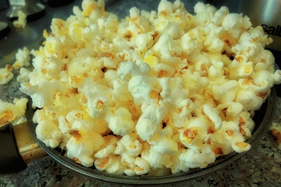 Skillet Popcorn for fun Photograph by Tatiana Travelways