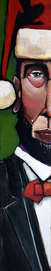 Skinny Christmas Lincoln Painting by David Hinds