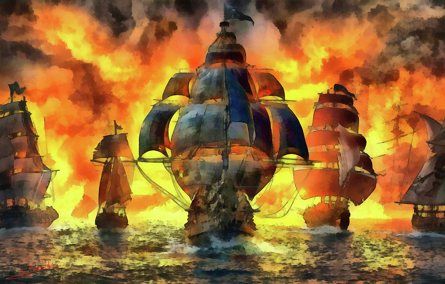 Skull And Bones Painting - Skull And Bones 3 by George Rossidis Skull And Bones Painting - Skull And Bones 3 by George Rossidis