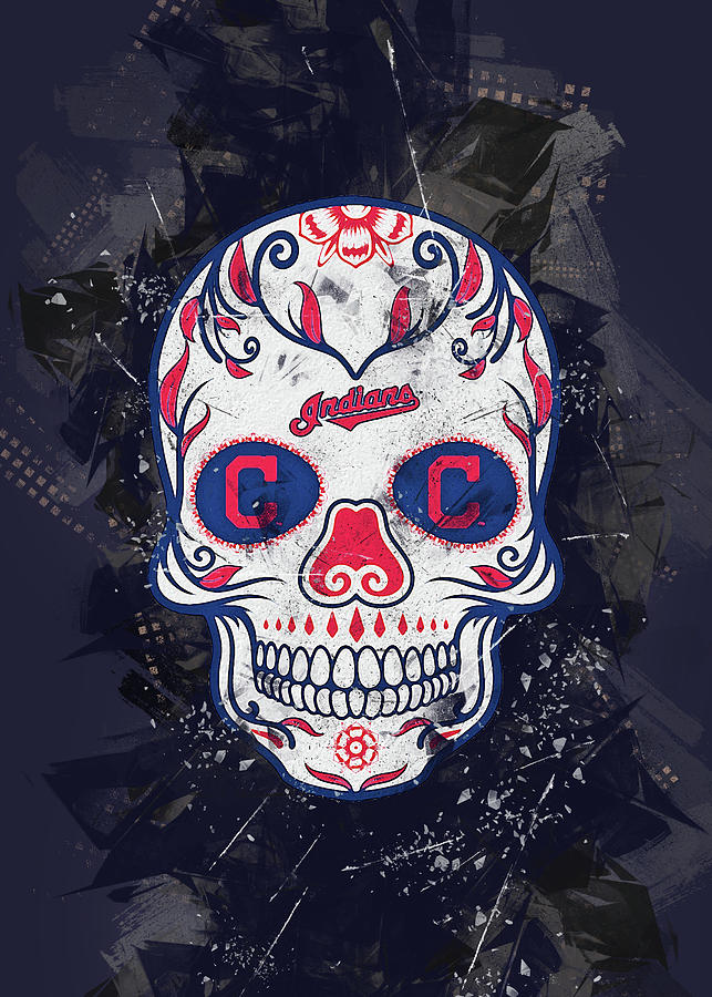 Cleveland Sugar Skull Shirt Cleveland Baseball Shirt 