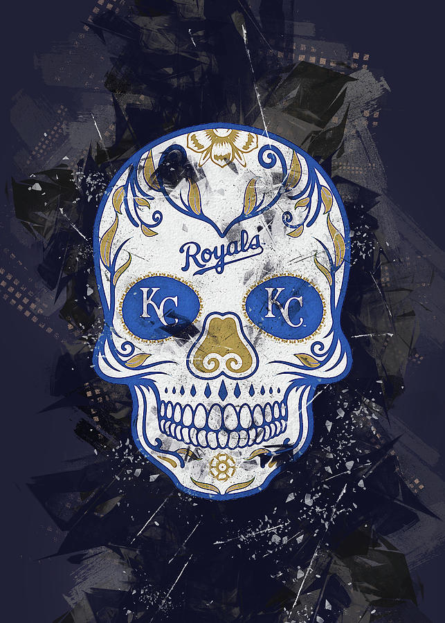 Kansas City Royals - Round Baseball Metal Sign