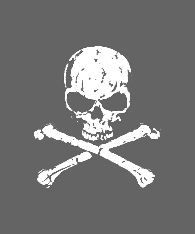 Skull Crossbones Mechanics Work Biker Jolly Roger mechanic engineer ...