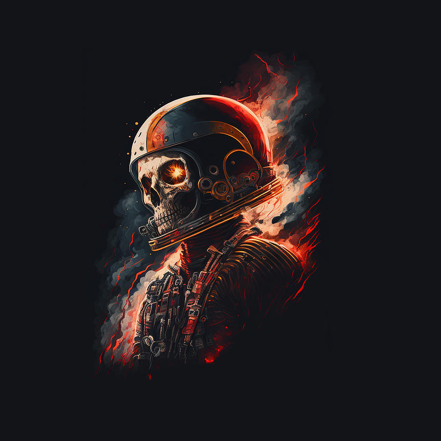 Skull Fire Rider Photograph by Kailooma X TheDol - Fine Art America