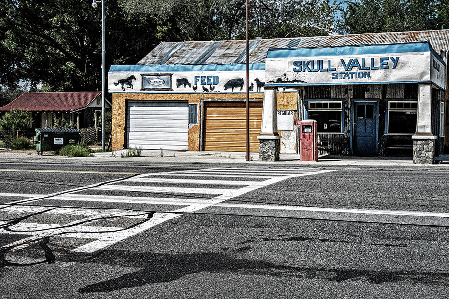 Skull Valley Gas Station Photograph by Tom Singleton