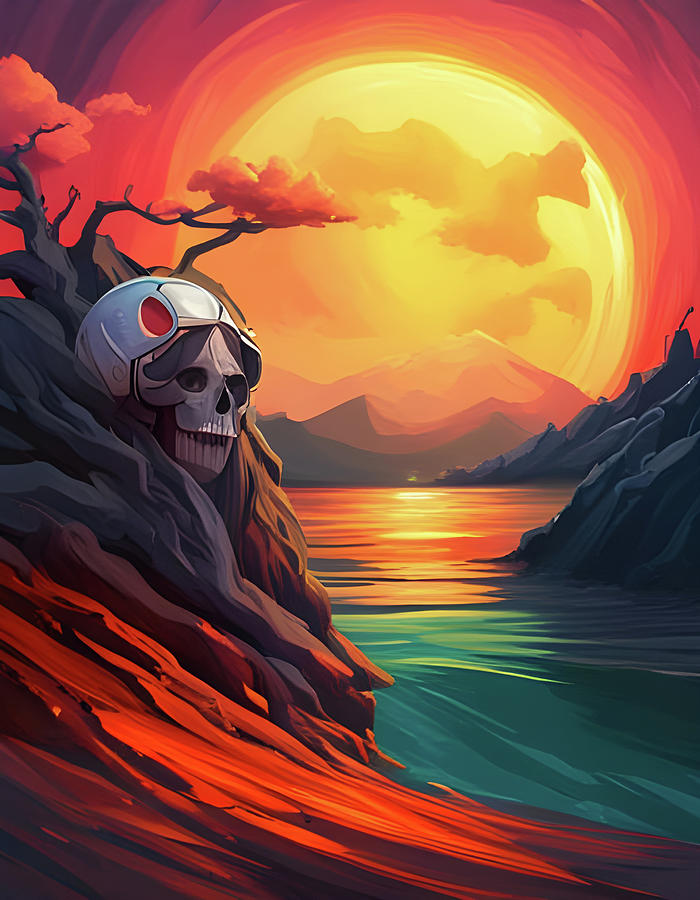 Skull Valley Digital Art by Jason Denis