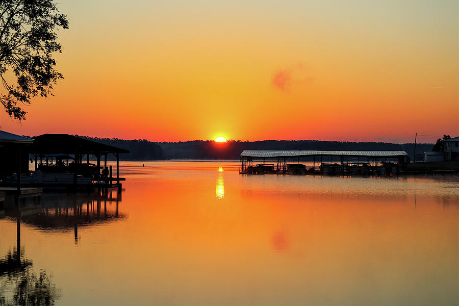 Sky Blemish Sunrise Photograph by Ed Williams