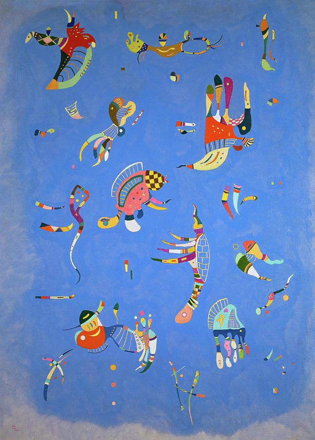 Wassily Kandinsky Painting - Sky Blue, 1940 by Wassily Kandinsky