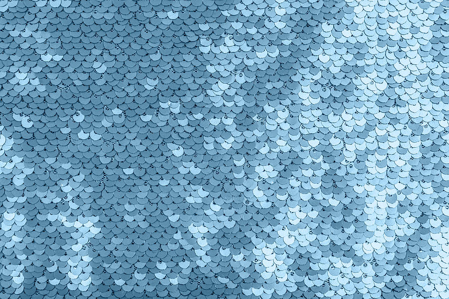Fabric with shiny blue sequins, free image by rawpixel.com / Karolina /  Kaboompics