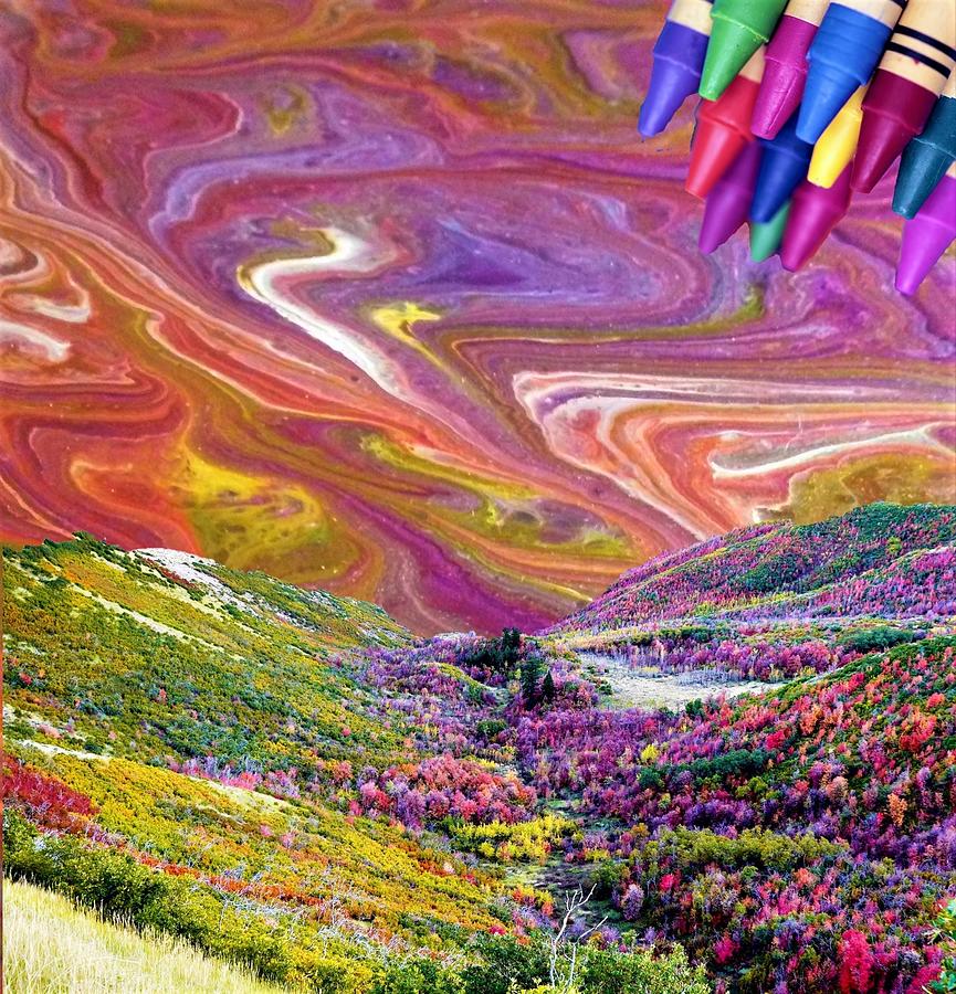 Sky Colors Earth Digital Art by Mary Poliquin - Policain Creations