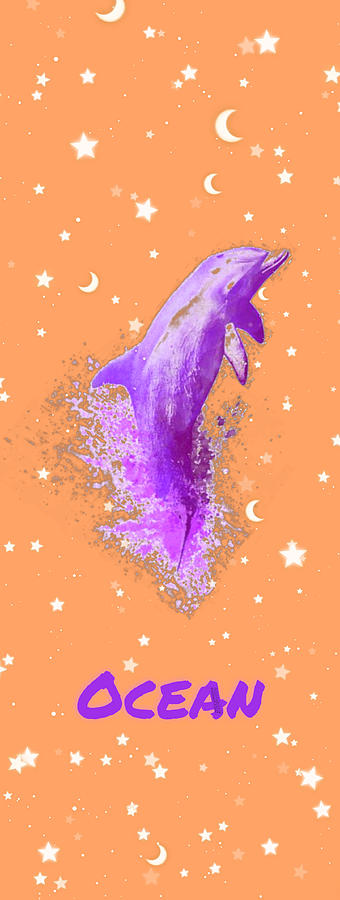 SkY Dolphin Sunset Digital Art by Auranatura Art