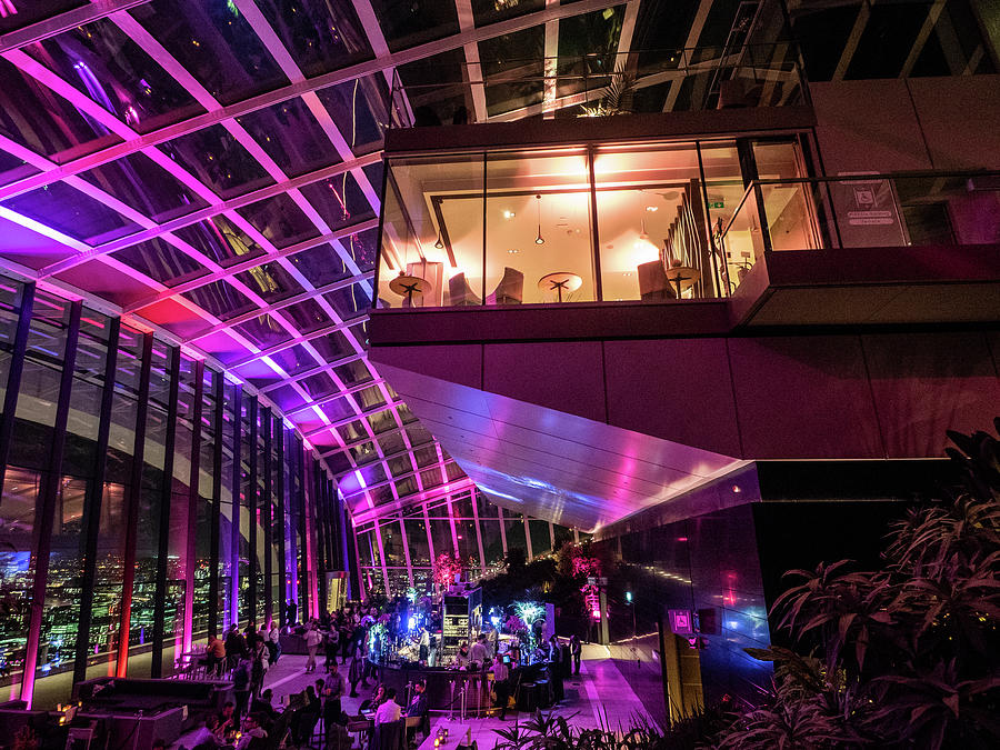 Sky Garden at Night Photograph by Richard Boot Pixels