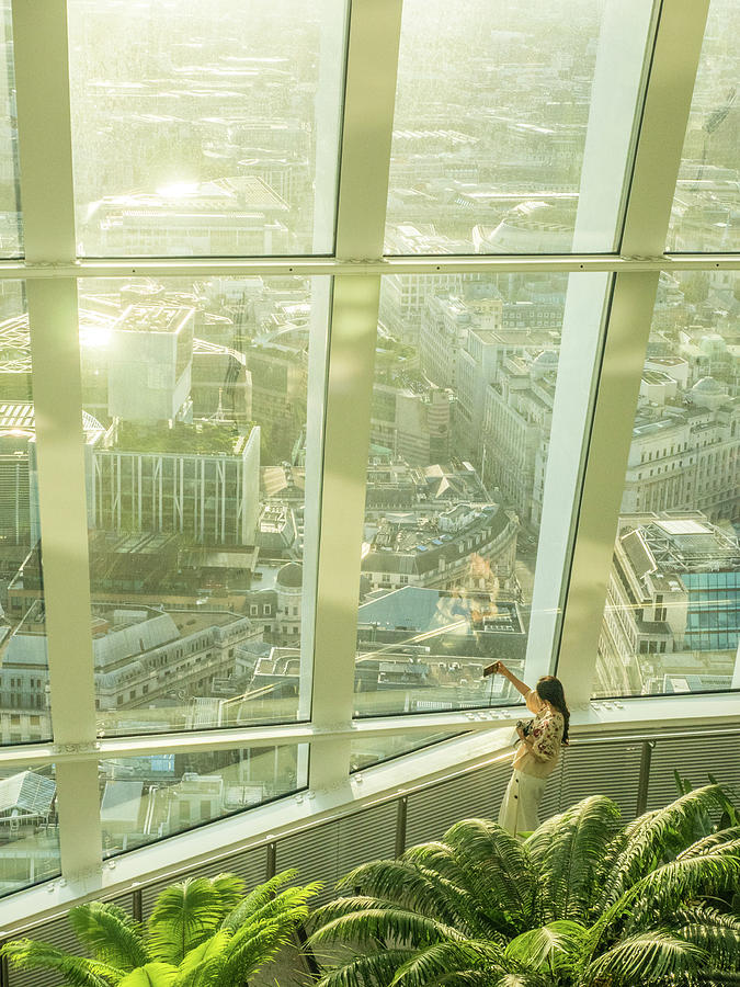 Sky Garden Selfie Photograph by Richard Boot - Fine Art America