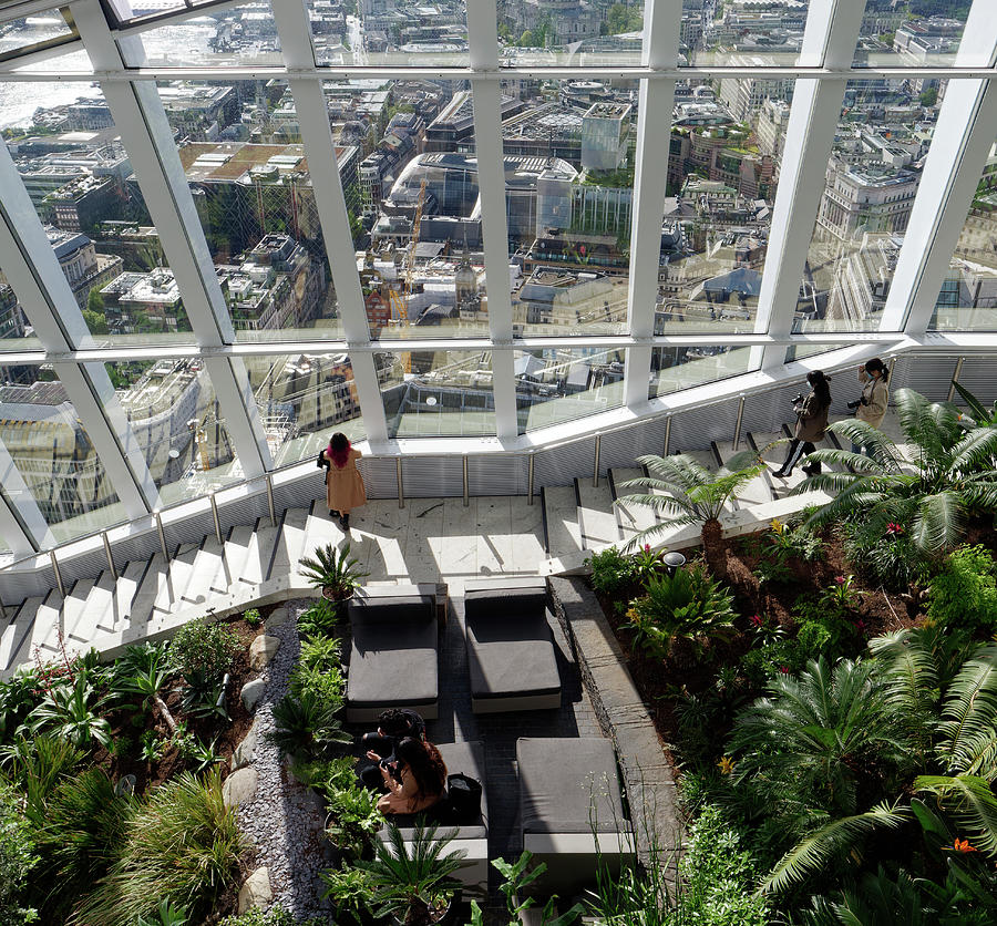 Sky Garden view Photograph by Richard Boot - Fine Art America