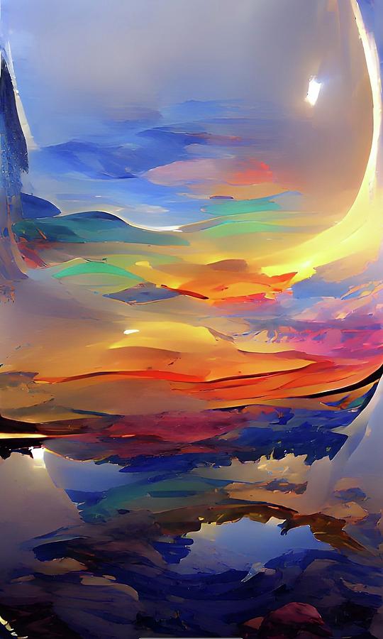 Sky Glass Digital Art by Rod Turner