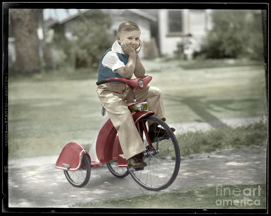 Sky King Tricycle 1935 Photograph
