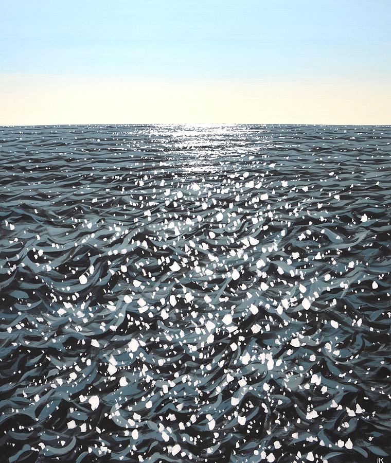 Sky. Ocean. Painting by Iryna Kastsova