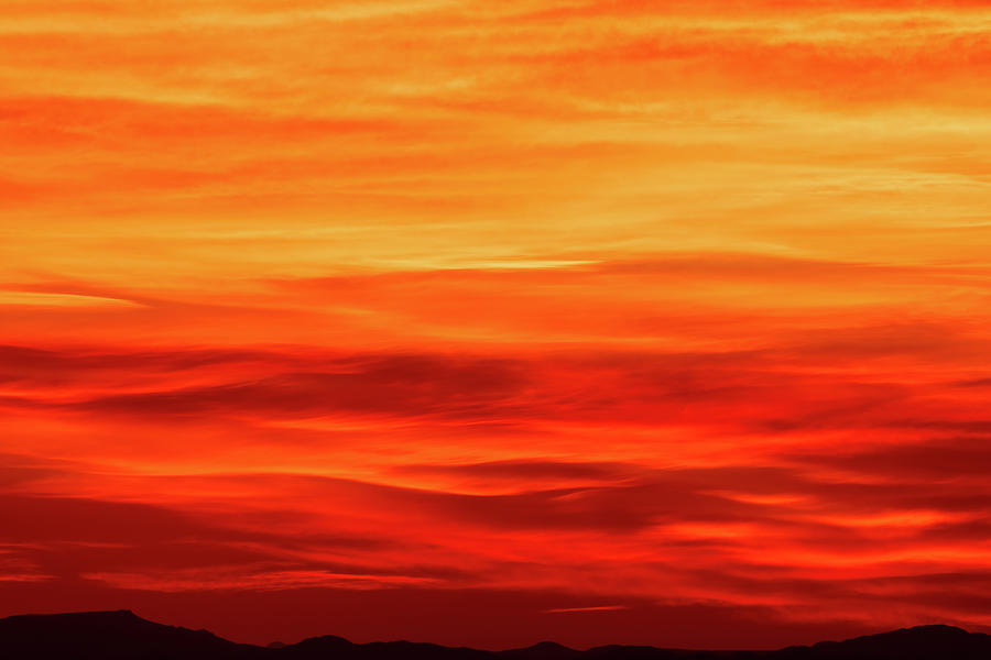 Sky of Fire in Big Bend Photograph by Kelly VanDellen
