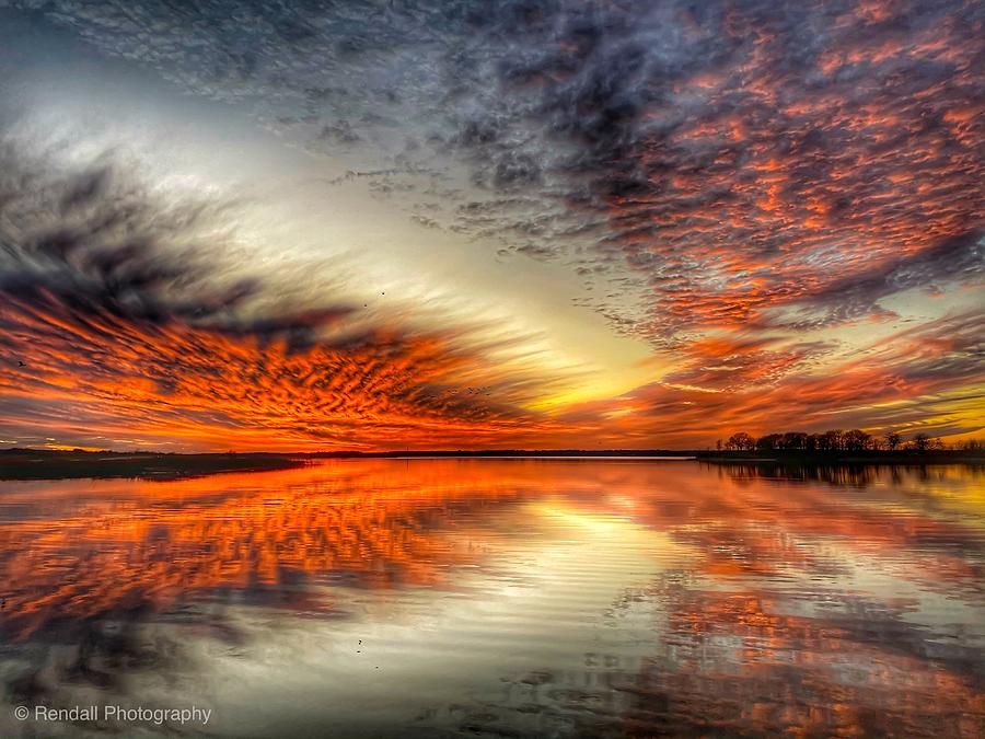Sky on Fire Photograph by Pam Rendall