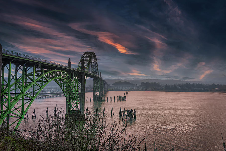 Sky Shot Bridge Photograph by Bill Posner