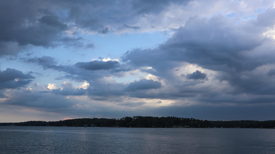 Sky Stretched Lake Clouds Photograph by Ed Williams