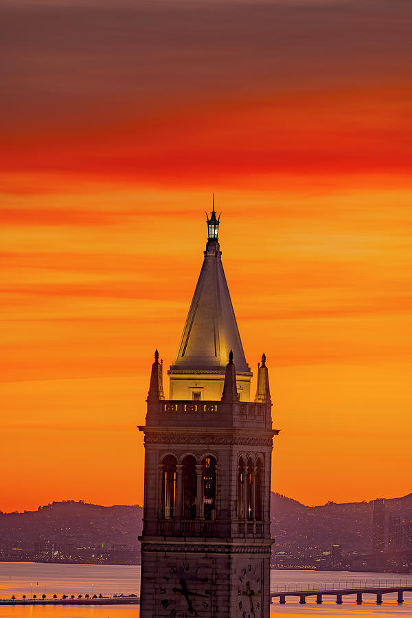 Sky Tower - Sather Tower, UC Berkeley Campanile Photograph by Vincent James