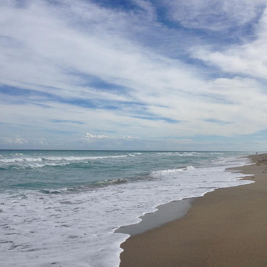 Sky, Water, Sand Photograph by Maureen Coyle Expressive - Pixels