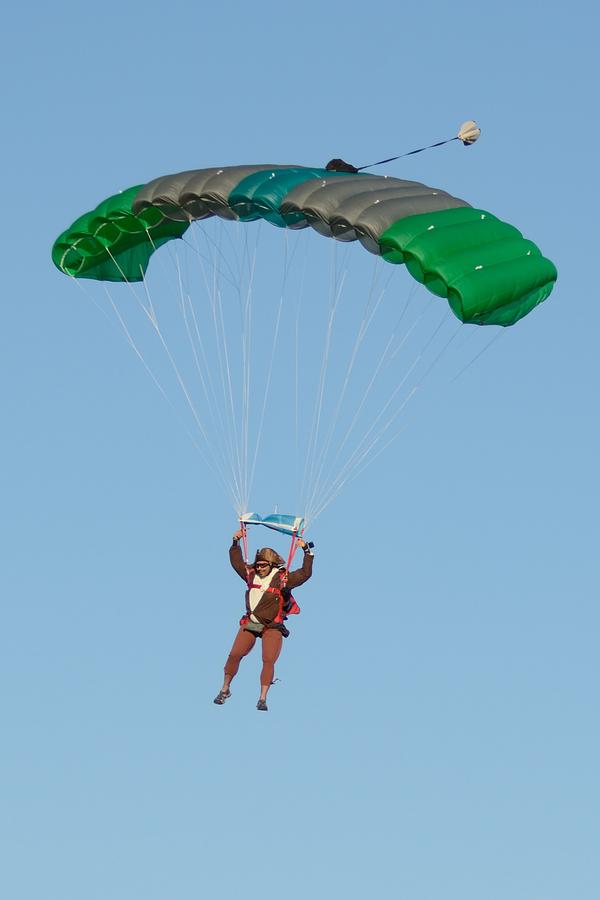 Skydiving Pirate Photograph by Bradford Martin