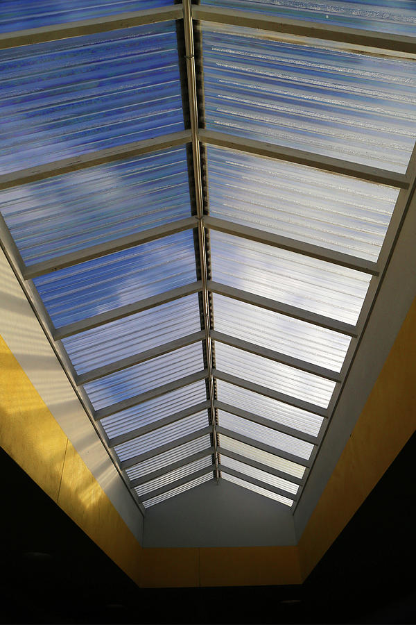 Skylight Abstract 012721 Photograph by Mary Bedy