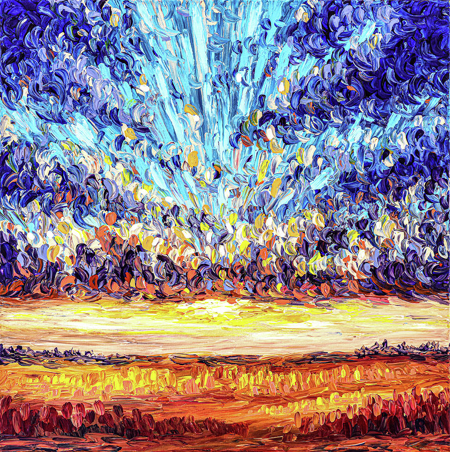 Skylight Painting by Bari Rhys