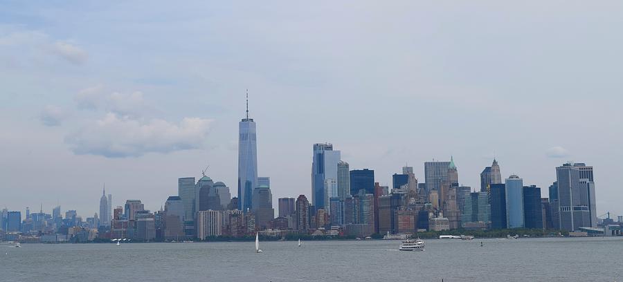 Manhattan Skyline-New York City Photograph by Bnte Creations