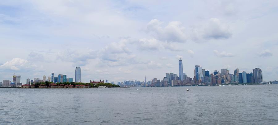 Manhattan and Brooklyn Skyline Photograph by Bnte Creations