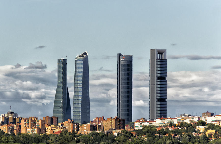 Skyline de Madrid. Photograph by VictorPeFotografia