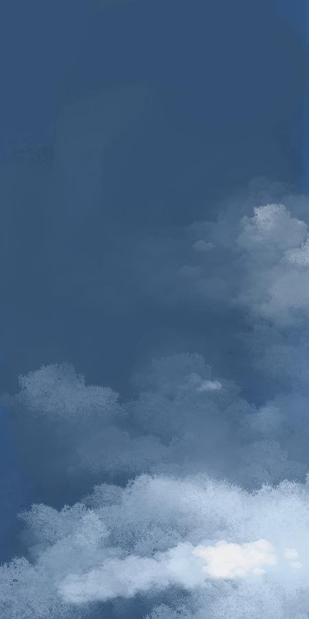 Skyline - Minimal, Modern - Abstract Sky Painting Digital Art