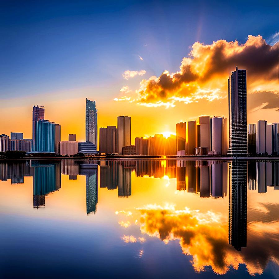 Skyline Mirror Photograph by Dietmar Scherf