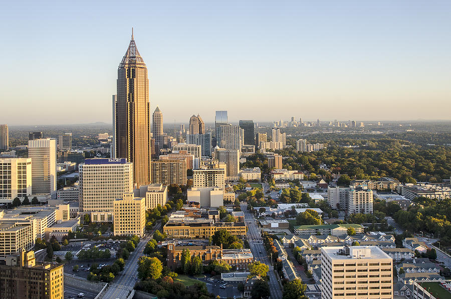 Skyline of Atlanta, Georgia Photograph by Craig McCausland