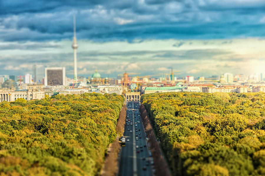 Skyline of Berlin Photograph by Querbeet