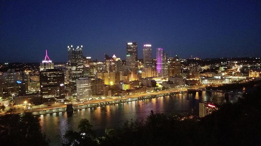 Skyline of Pittsburgh, PA Photograph by Pour Your heART Out Artworks