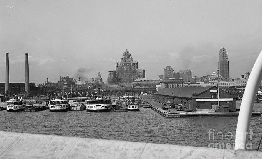 Skyline Of Toronto 1942 Photograph