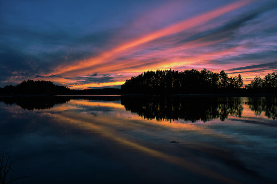 Sunset Photograph - Skylines By Sunset by Markus Varneslahti