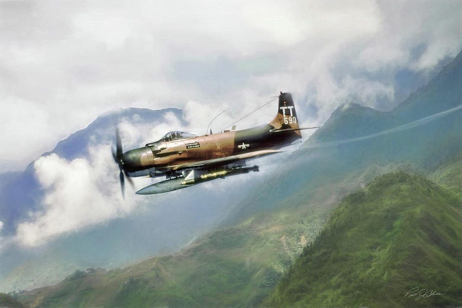 Skyraider Digital Art by Peter Chilelli