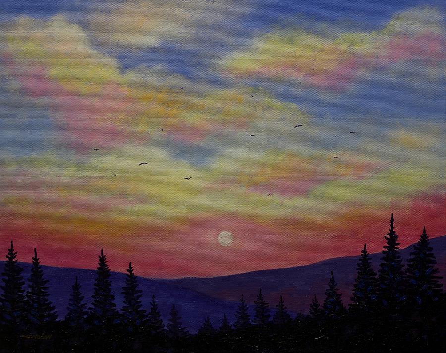 Skyscape II Painting by John  Nolan
