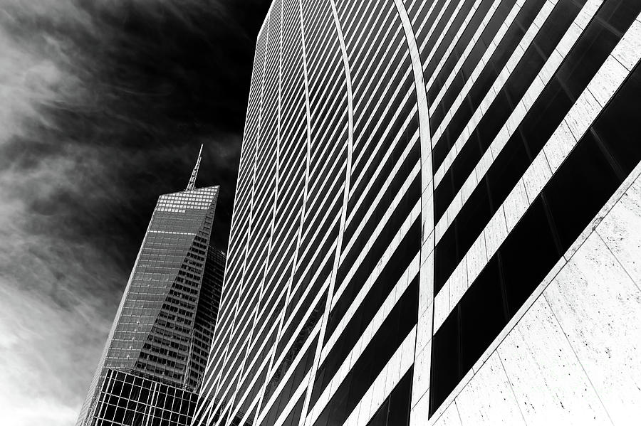Skyscraper Lines in Manhattan Photograph by John Rizzuto