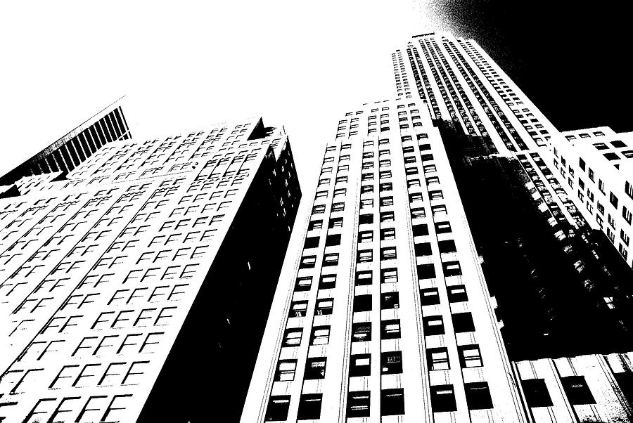 Skyscrapers towering over New York  #buyIntoArt Photograph by Steve Estvanik