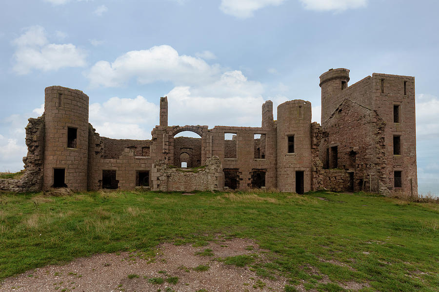 Slains Castle front elevation Photograph by Steev Stamford