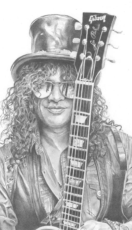 Slash Drawing By Candida Hernandez