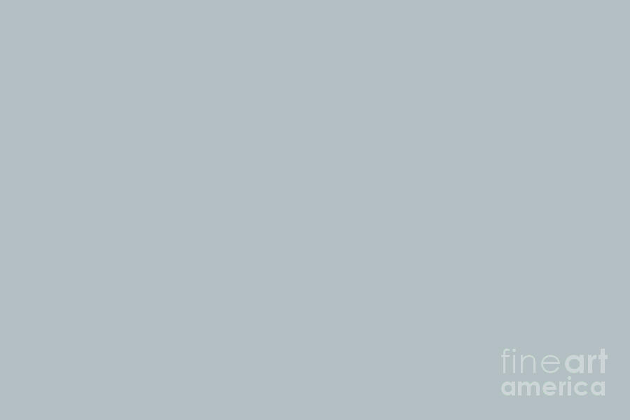 Slate Pale Blue Gray Solid Color Inspired By Valspar Grey Brook 5001 1b Digital Art By Melissa Fague
