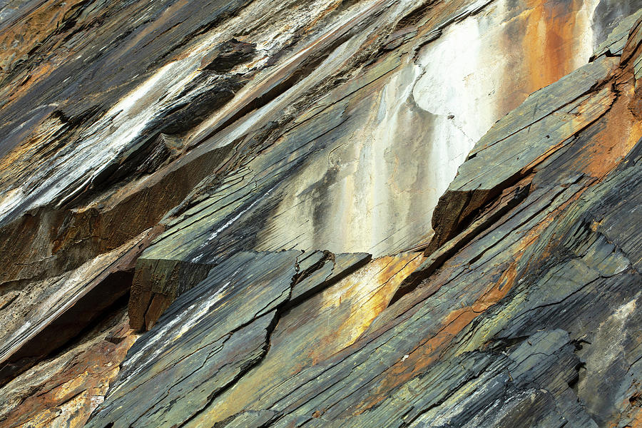 Slate Quarry Abstract III Photograph by Ruth Crofts