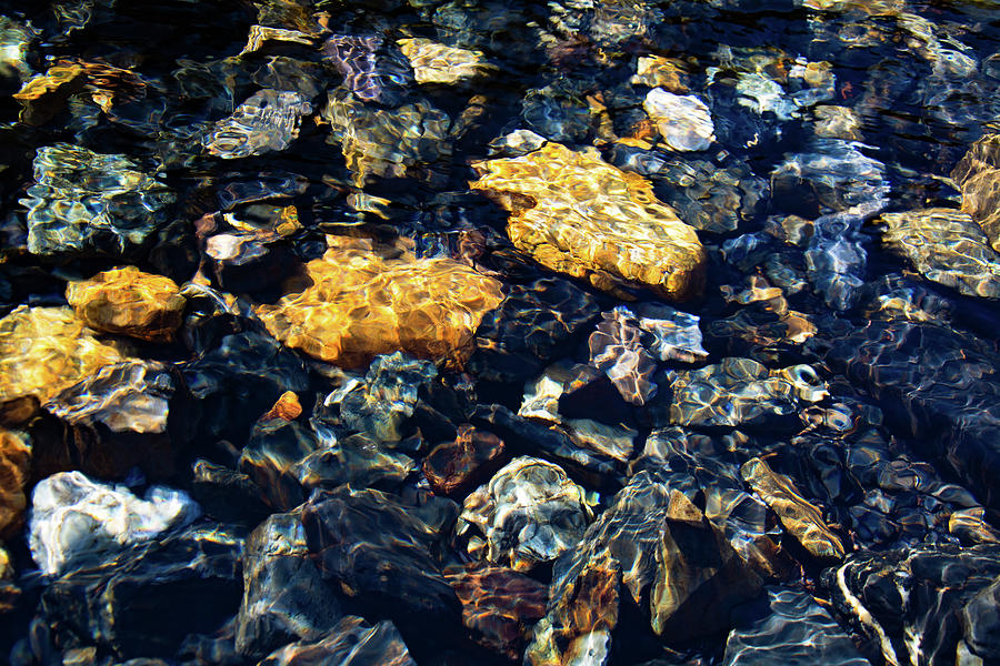 Slate River Jewels Photograph by The Forests Edge Photography - Diane Sandoval