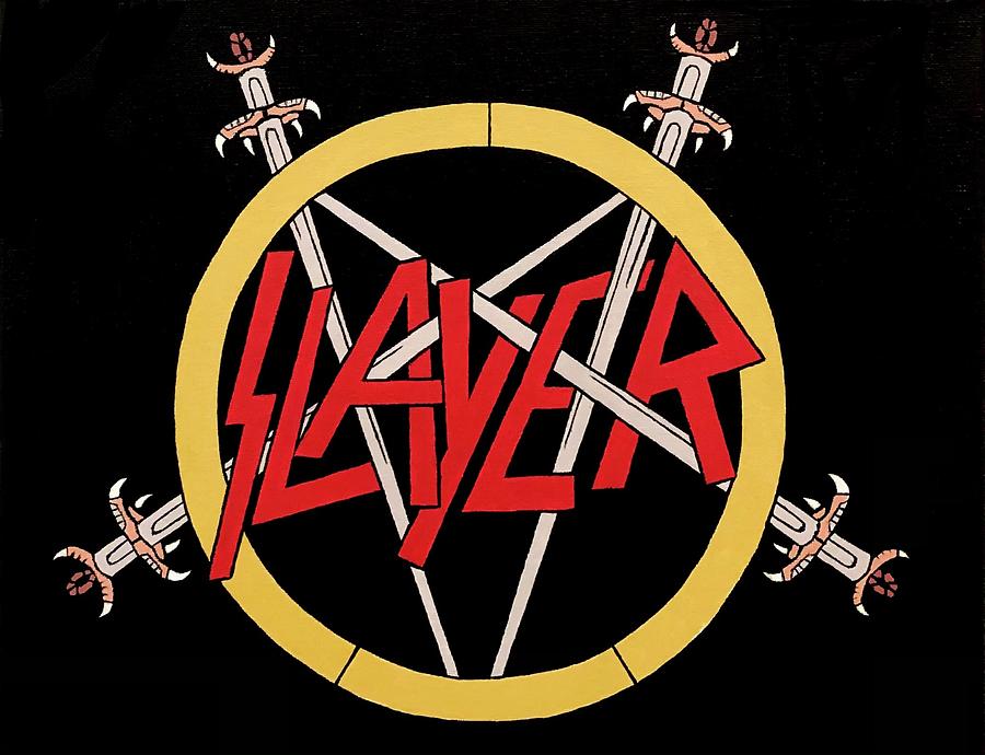 Slayer Logo Painting by William Gerard - Fine Art America