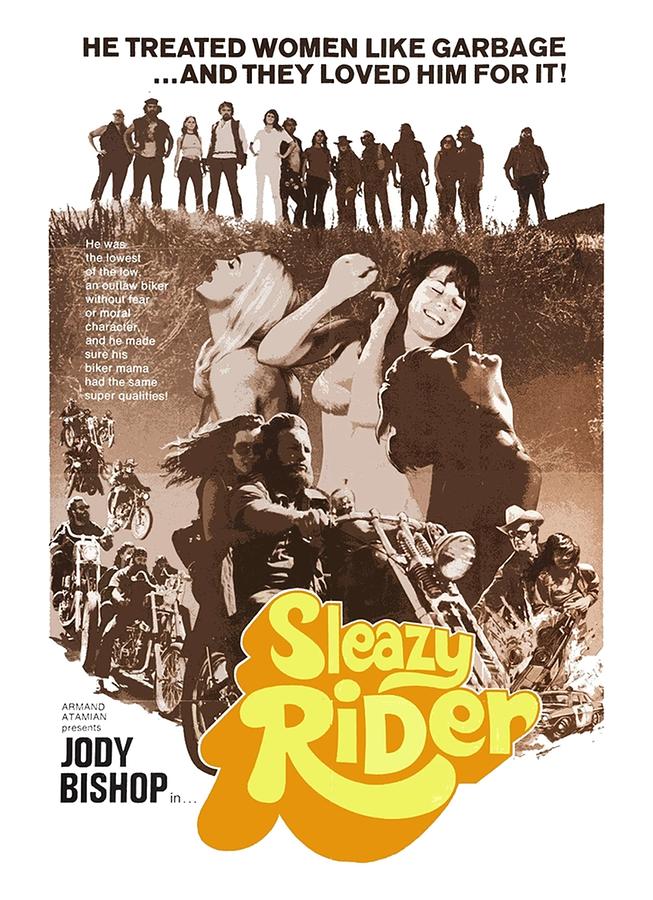 Sleazy Rider Poster Digital Art by Joshua Williams - Pixels